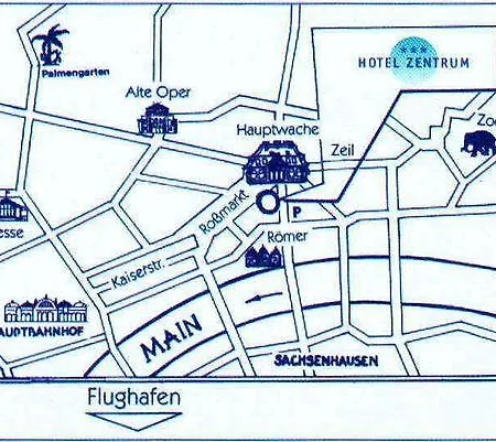 Zentrum An Der Hauptwache Отель Франкфурт-на-Майне